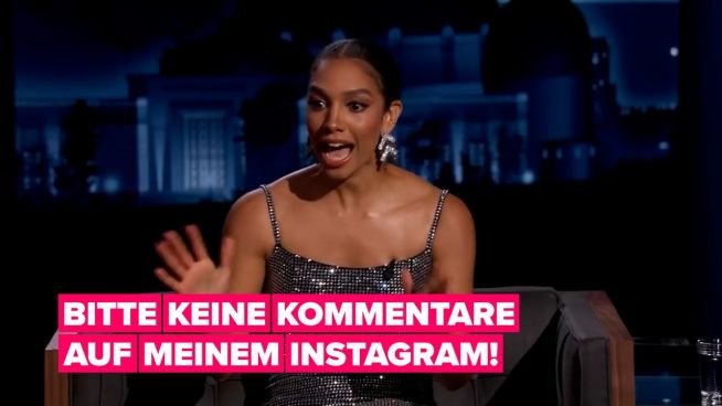 Corinne Foxx sind die Instagram-Kommentare ihres Vaters Jamie total peinlich.